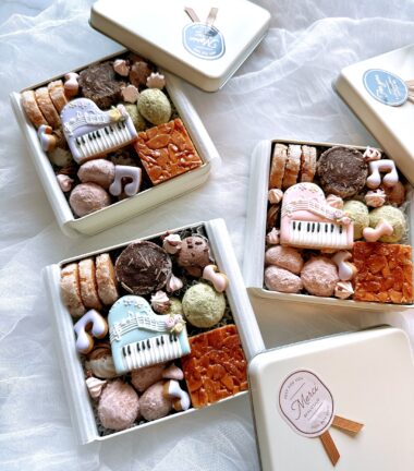 想いを込めたピアノクッキー缶♫