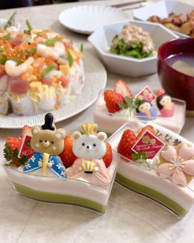 ひな祭りのお祝い🎎