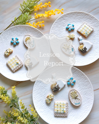 レッスンレポート(花かごミモザレッスン)