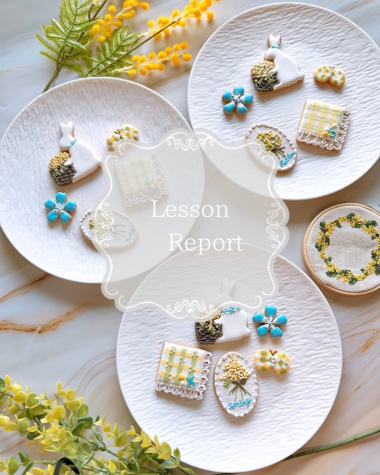 レッスンレポート(花かごミモザレッスン)